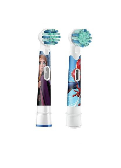 - 2 шт._x000D_ Упаковка подарочная_x000D_ Ткань: polycotton_x000D_ Состав: 65% хлопок, 35% полиэстер_x000D_ Достоинства поликоттона_x000D_ повышенная износостойкость. Детские сменные насадки для зубных щеток OralB Frozen + SpiderMan Extra Weich Braun (304266602)