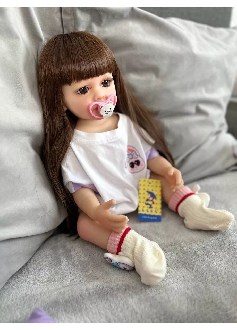 Кукла Реборн Reborn ушки зайчик винил силиконовая No Brand (367736323)