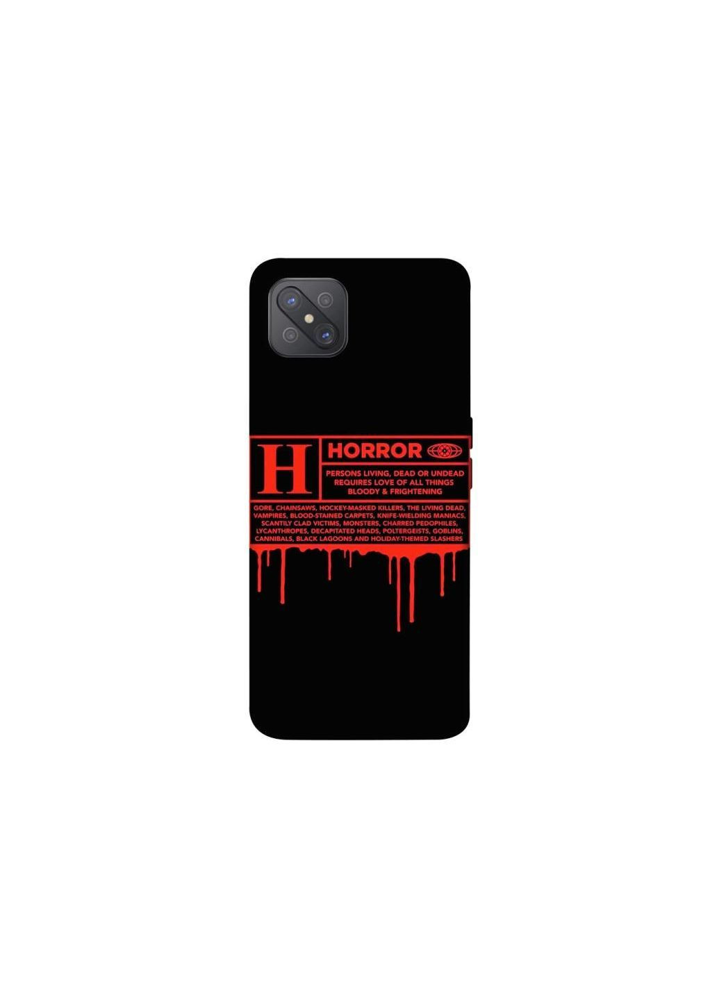 Чехол на Oppo A92s Horror Halloween Frontalka (363903018)
