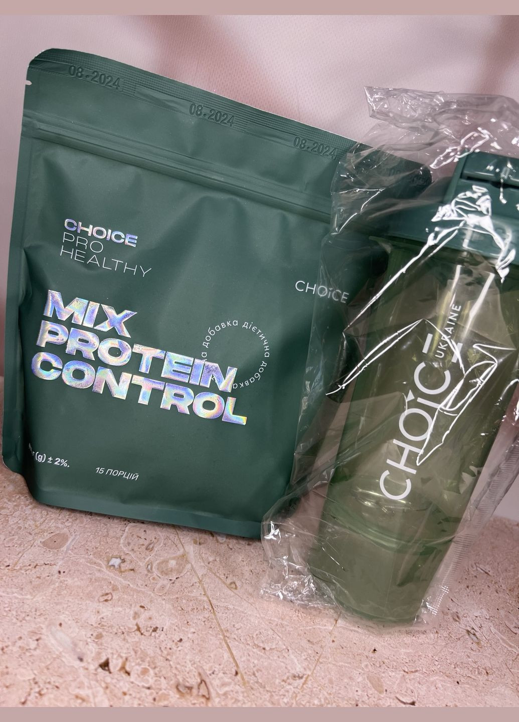 Низкокалорийный питательный коктейль Mix Protein CONTROL 405г + шейкер CHOICE (307501263)