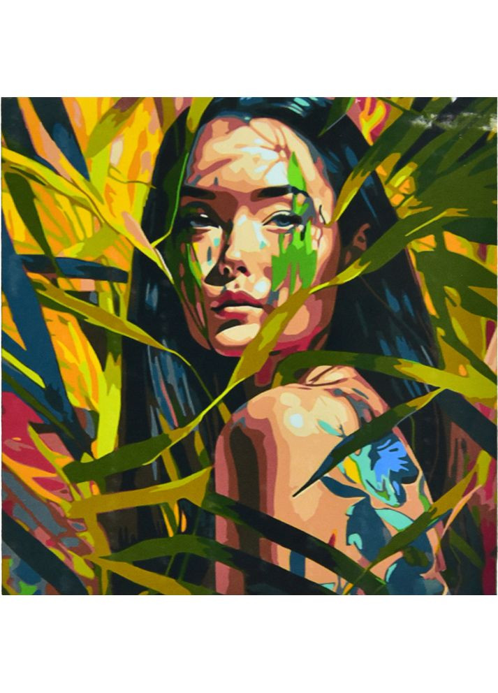 Картина за номерами Дівчина см живопис для творчості і релаксації Strateg (369760019)