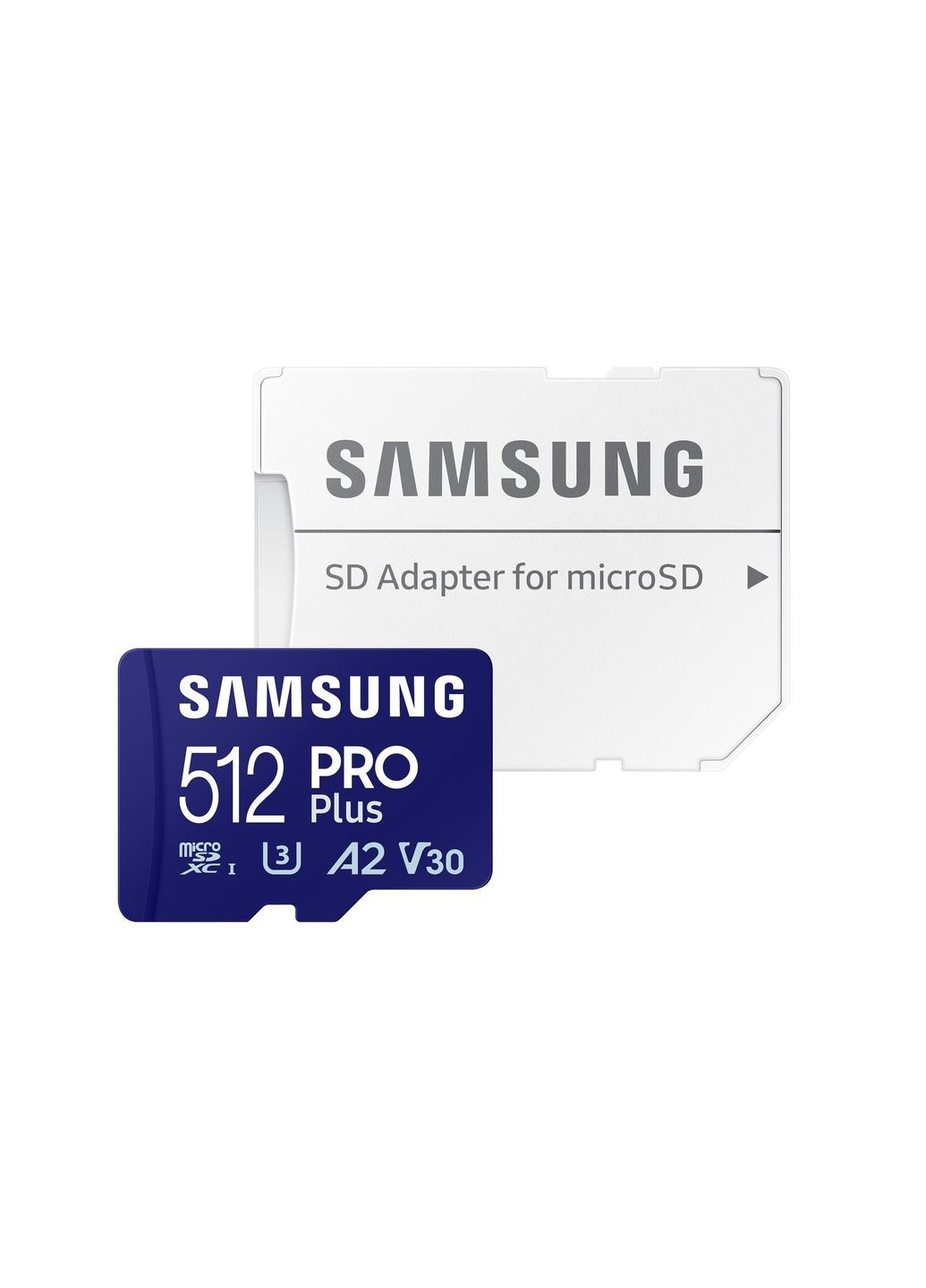 Карта памяти MicroSDXC 512GB UHS-I/U3 Class 10 Pro Plus R180/W130MB/s + SD-адаптер (MB-MD512SB/WW) Samsung (368679646)