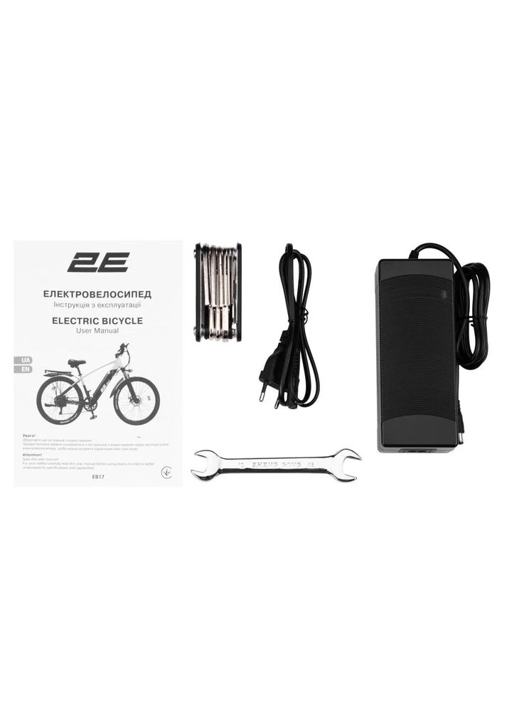 Електровелосипед EB17 26", Жовто-чорний (EB17) 2E (390931360)