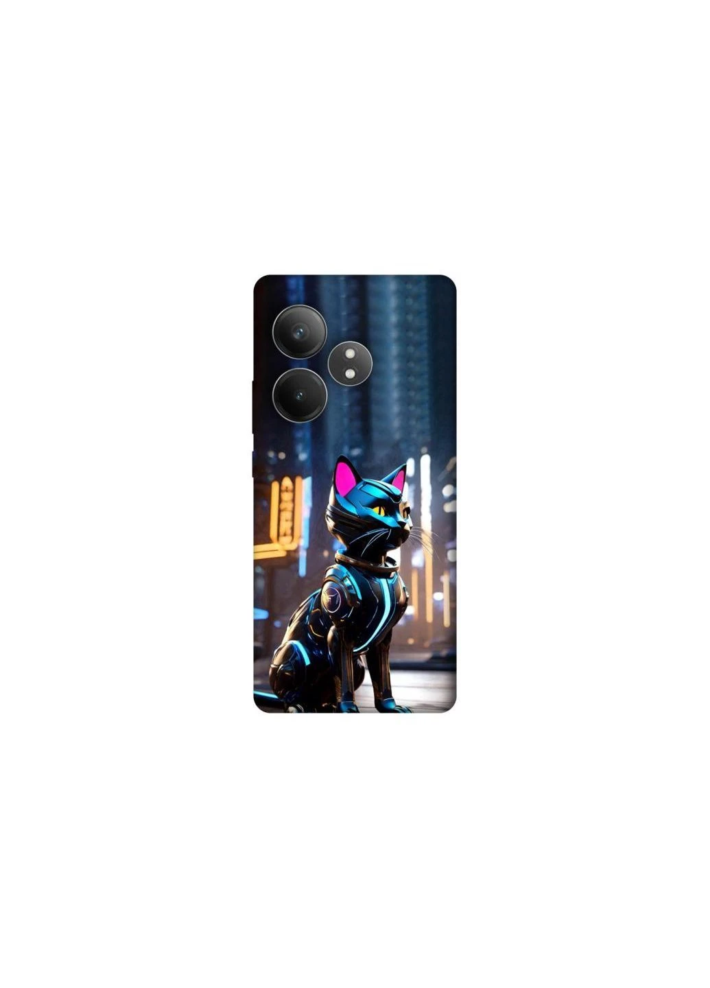 Чохол на Realme GT Neo 6 Cyber cat Frontalka (375903682)