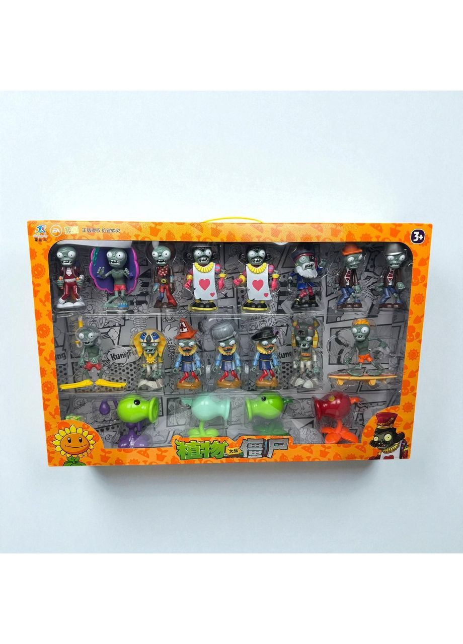 Огромный детский набор фигурок Растения против Зомби, фигурки Plants vs Zombies в большой коробке Diy (366873057)