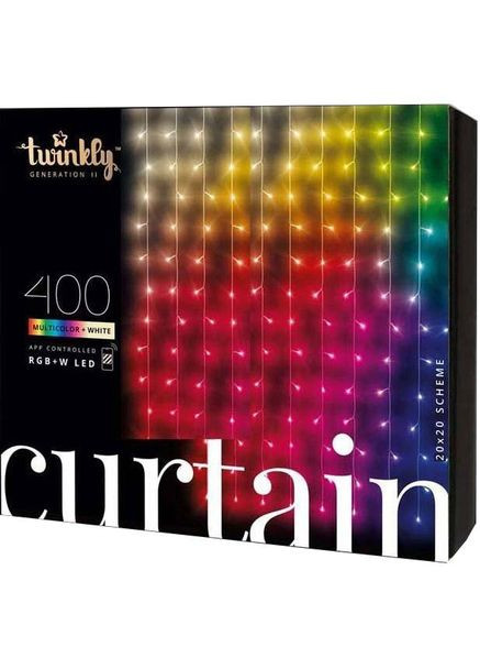 Гірлянда Smart LED Curtain RGBW 400 Gen II 1.45мх2.1м (TWW400SPP-TEU) Twinkly (322908643)