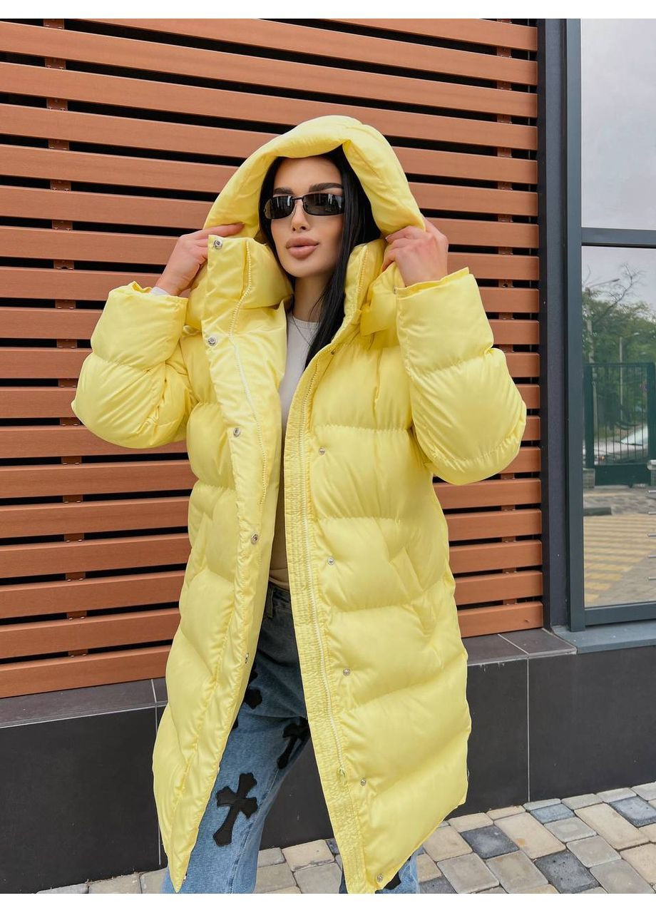 Світло-жовтий зимній Пуховик Vakko