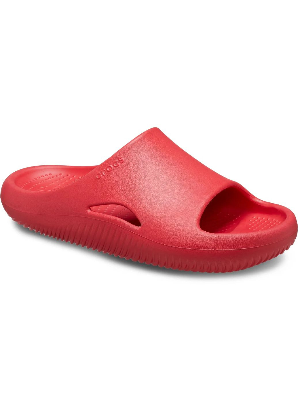 Красные пляжные шлепанцы recovery slide varsity red 208392 Crocs