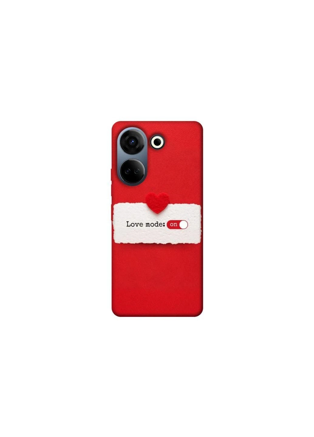 Чохол на TECNO Camon 20 Pro (CK7n) Love Mode ON Frontalka (377012348)