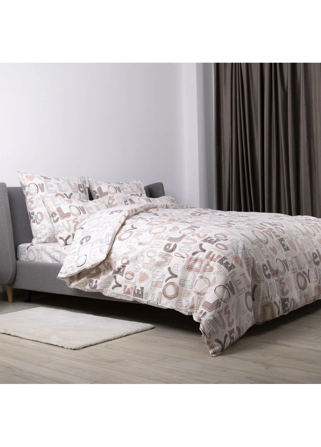 Постільна білизна Happy Sleep Нотатки кохання, 50x70 ТЕП (363133801)