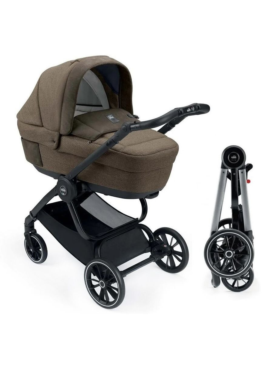 Універсальна коляска 2 в 1 Techno Soul, рама срібло, коричневий () CAM 805T/V94/970/501K (335974080)