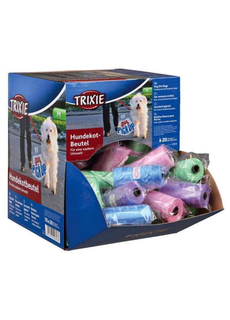 Одноразовые (сменные) пакеты для сумки для фекалий 1 рулон*20 штук размер М 22843 Trixie (278308783)