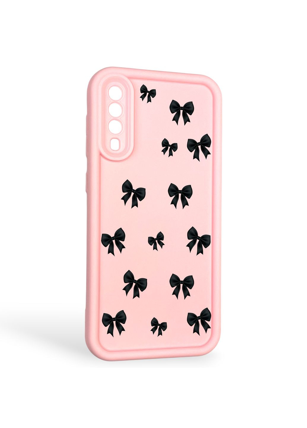 Чехол силиконовый Soft Touch с 3D принтом для Galaxy A50s (SM-A507F) розовый (Полная защита камеры) Samsung (371652839)