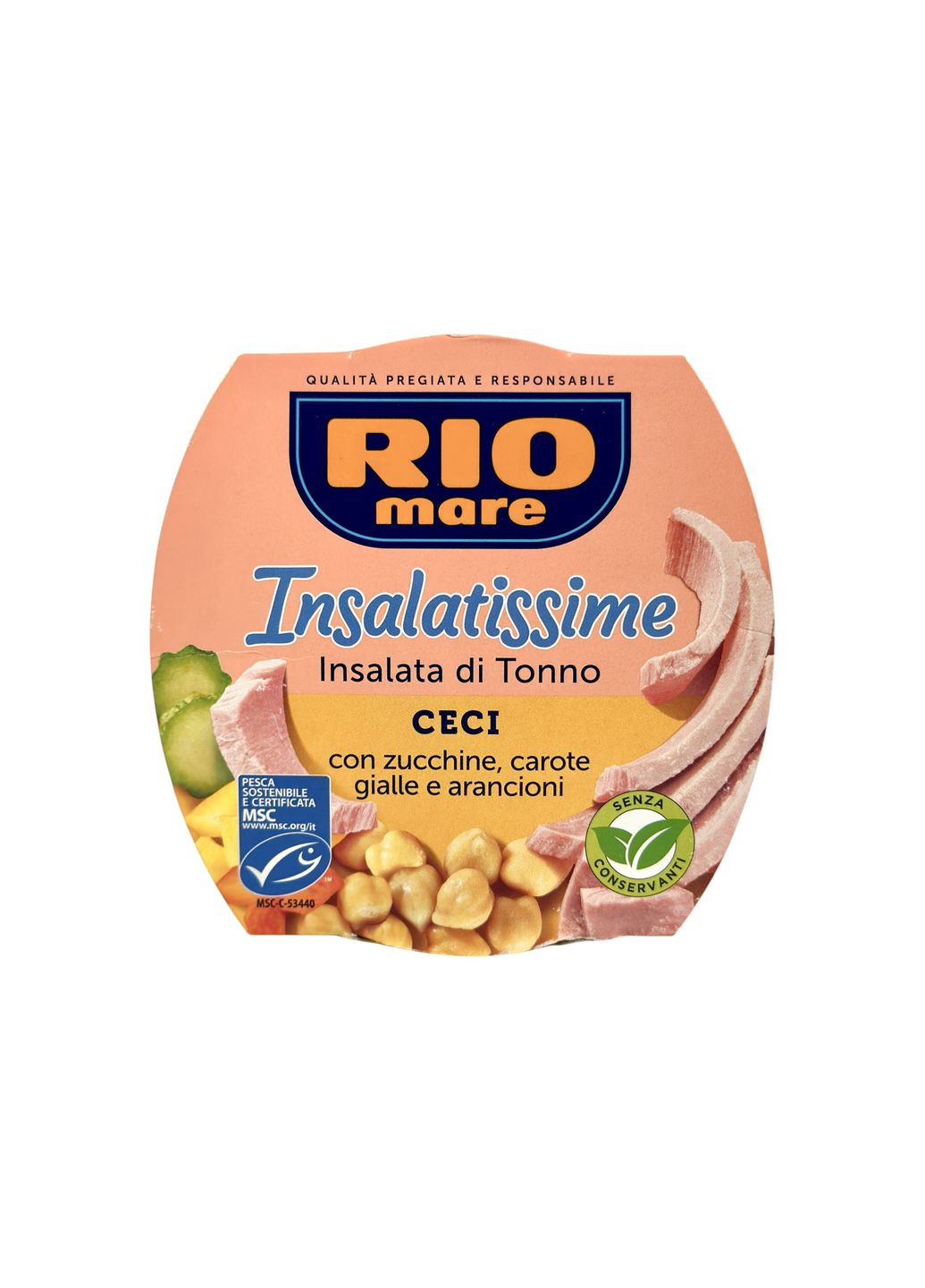 Салат з тунцем нут e Insalatissime Insalata di Tonno Ceci, 160 г Rio Mare (369144722)