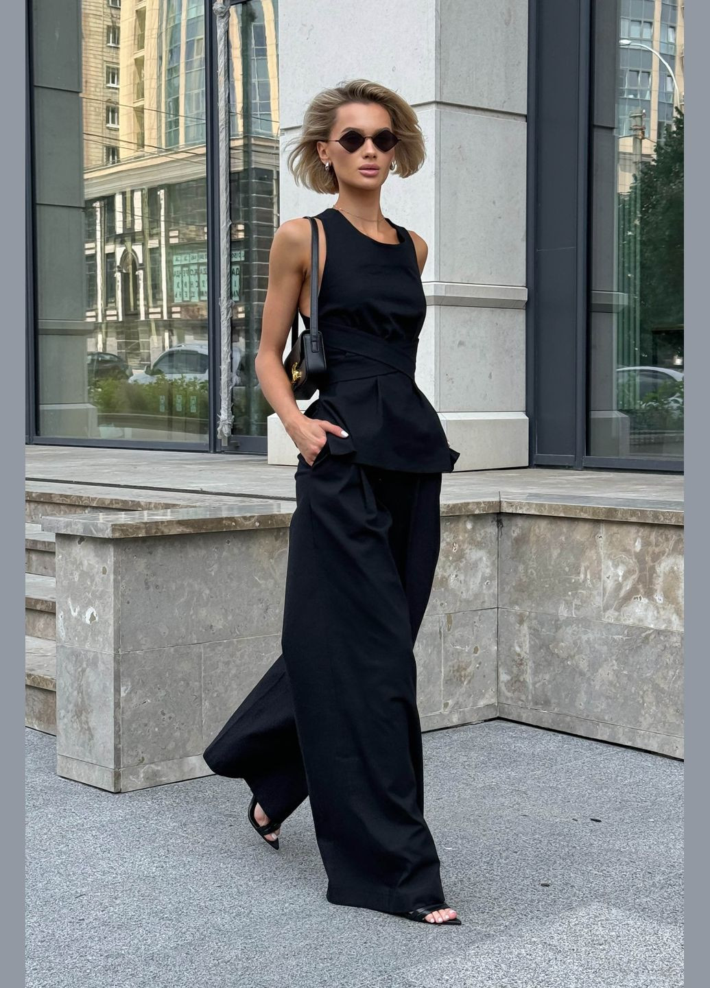 Стильный костюм двойка из льна Jadone Fashion (297669759)