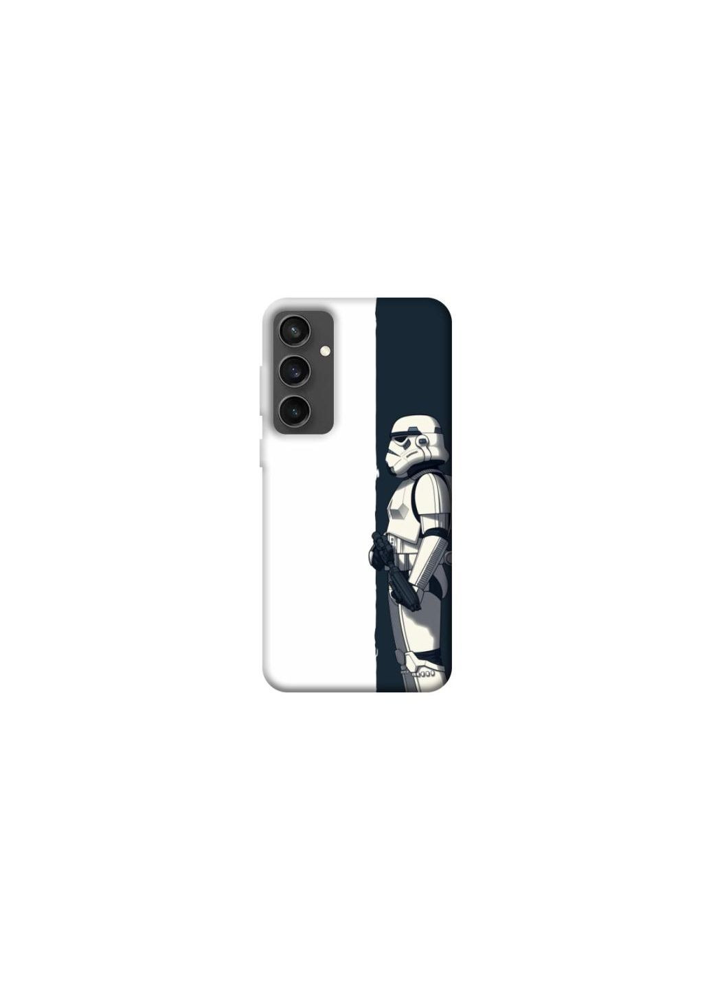Чехол на Samsung Galaxy S24 FE Star Wars stormtrooper Frontalka (354670771)