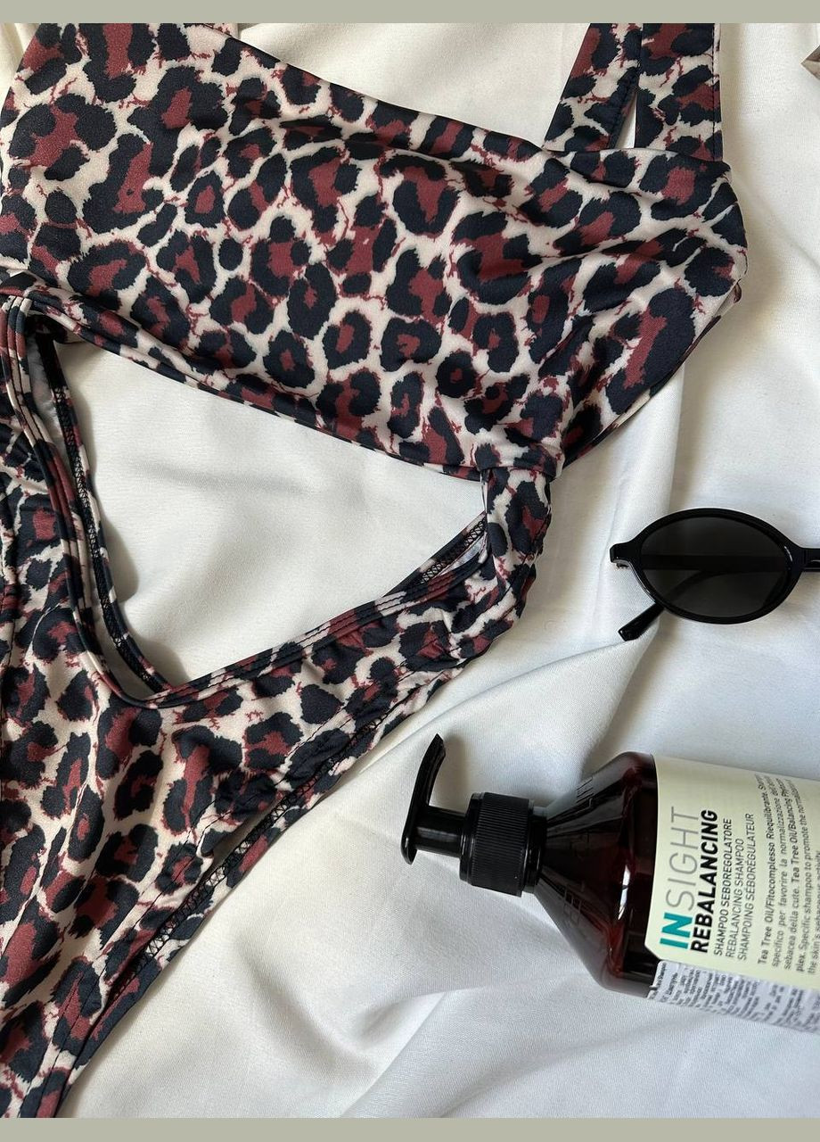 Коричневий жіночий купальник біфлекс No Brand