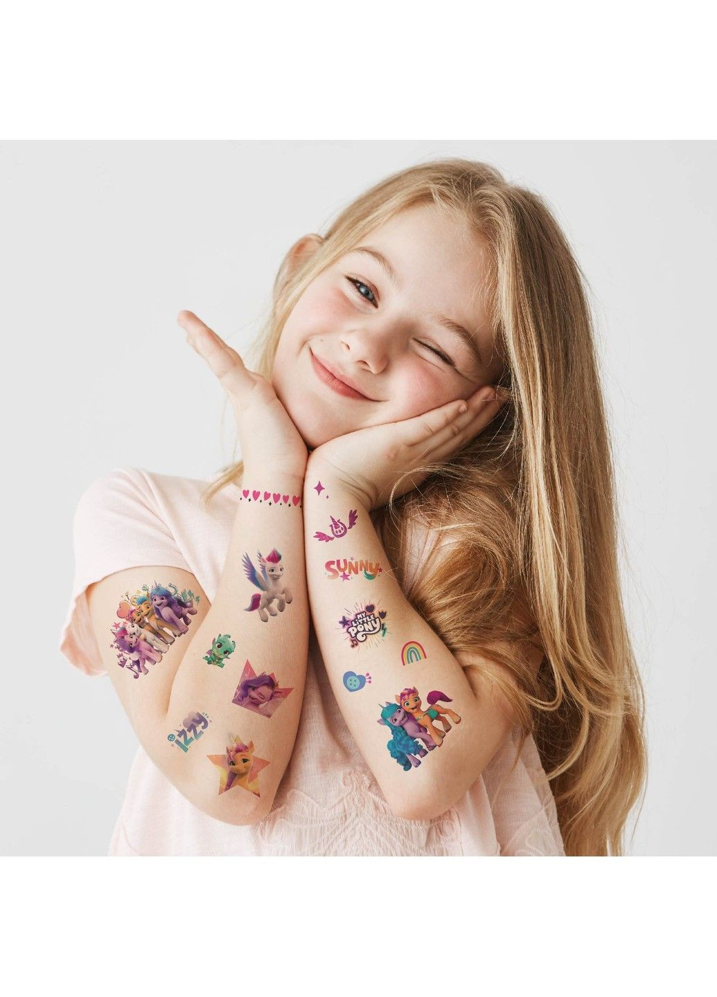 Набор детских временных татуировок "My Little Pony" 4 листа 200438 Dodo (299666672)