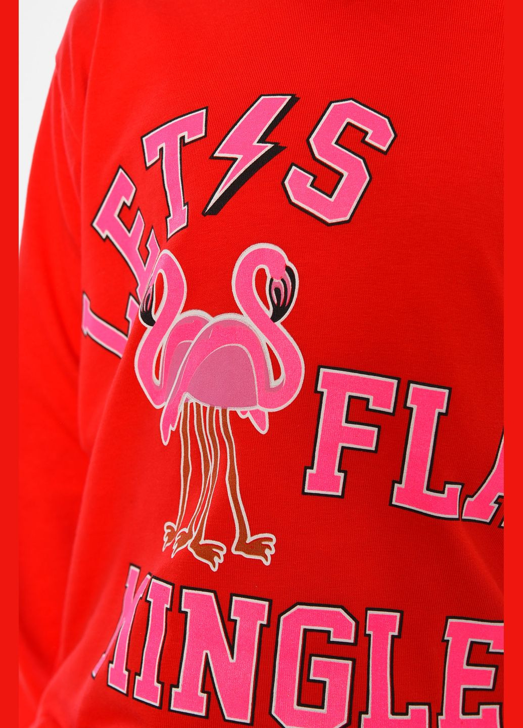 Лонгслів дитячий для дівчинки червоного кольору Let's Shop (316353682)