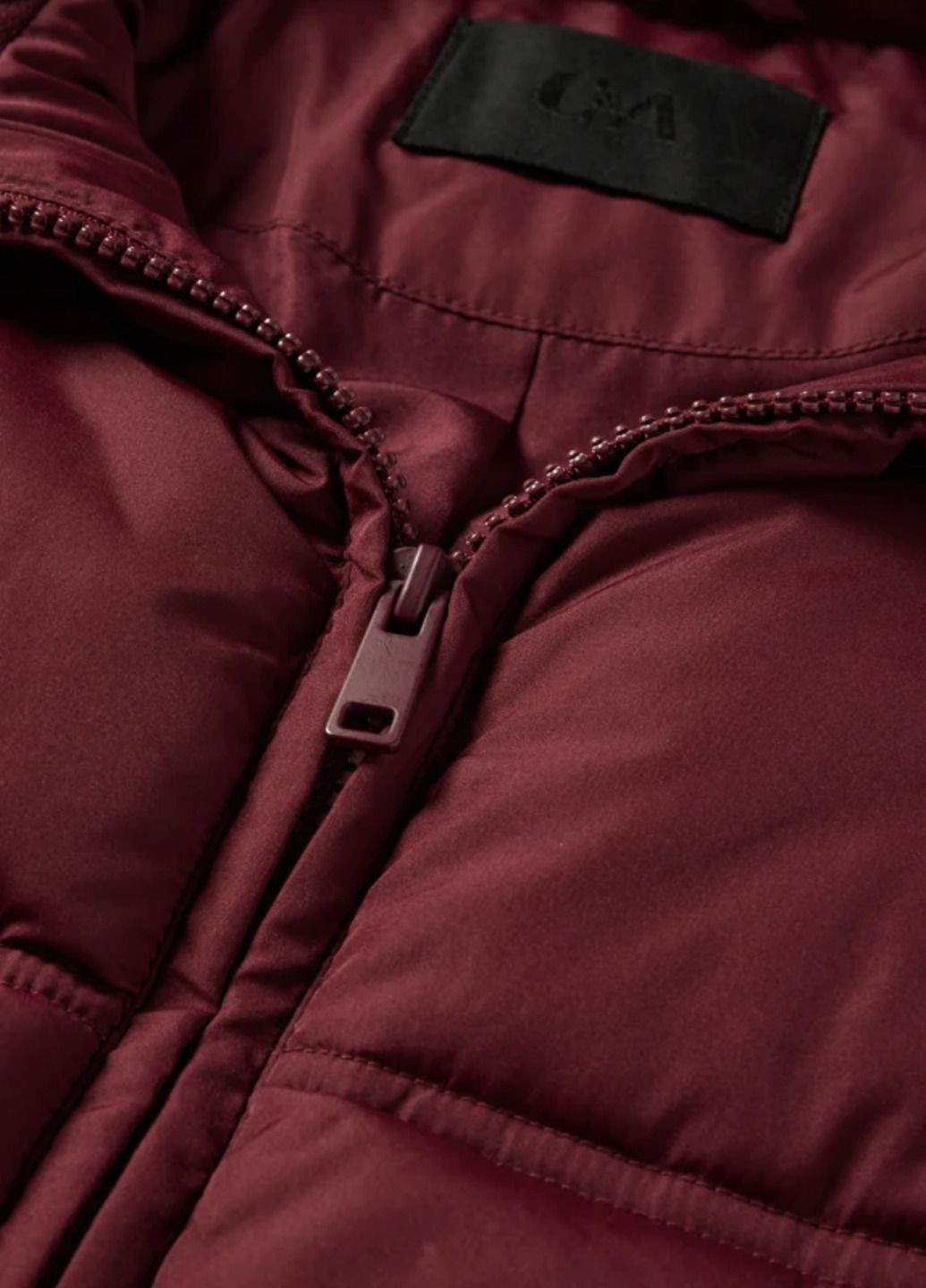 Бордова зимня куртка C&A