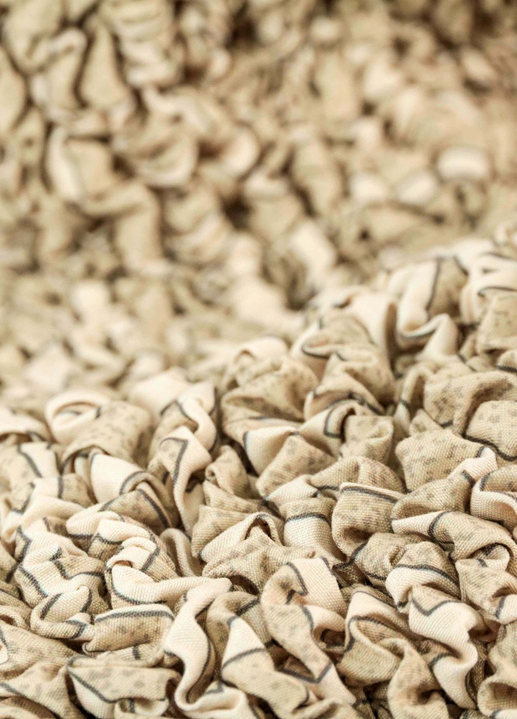 Чохол на крісло ПРЕМІУМ бежевий Love You (325221233)