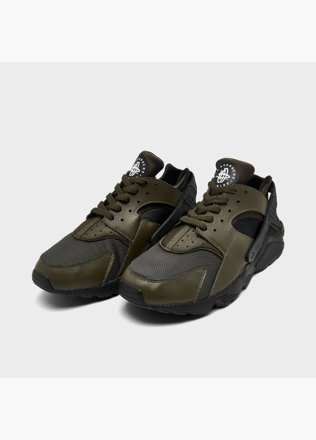 Зеленые кроссовки мужские air huarache casual shoes green dz4506-300 Nike