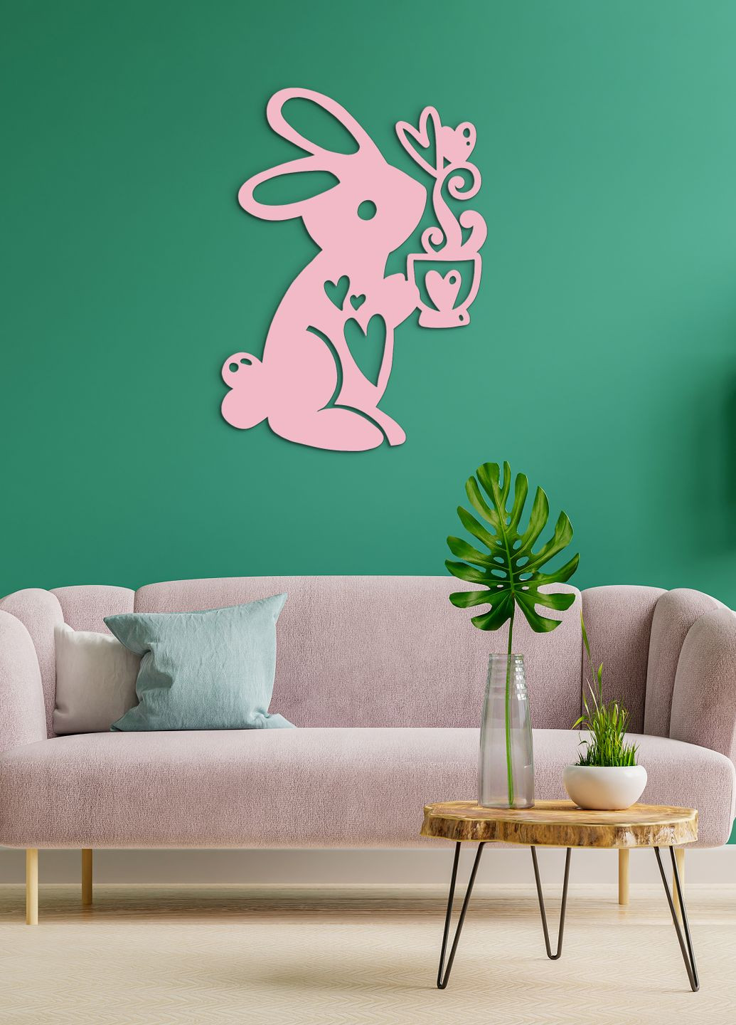 Сучасна картина на кухню, декоративне панно з дерева "Сонячний зайчик", стиль лофт 25х18 см Woodyard (291842581)