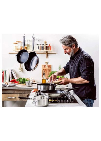 Сковорода CSS 30 см с керамическим покрытием (CC005703-001) KitchenAid CSS 30 см з керамічним покриттям (370016516)