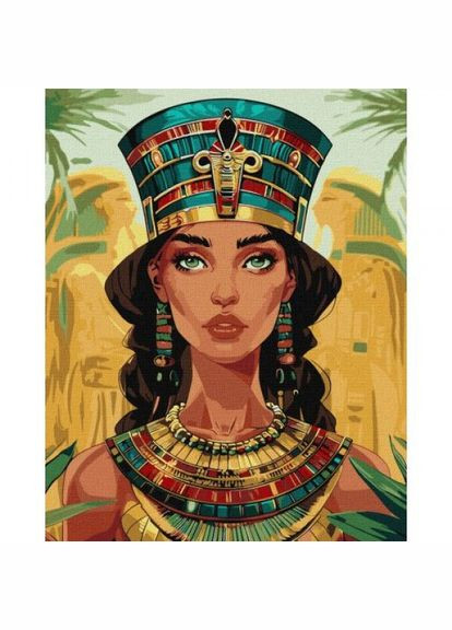 Картина за номерами "Егіпетська принцеса" 40х50 см Ідейка (318527836)