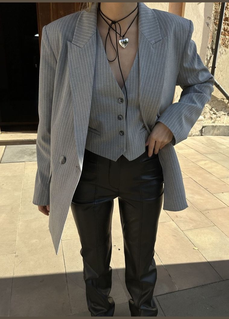 Брюки з екошкіри Twice (298125356)