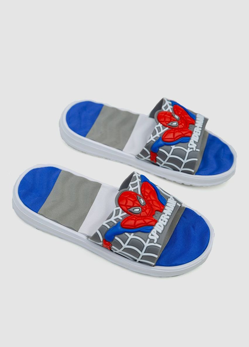 Серые шлепанцы для мальчиков человек-паук Ager