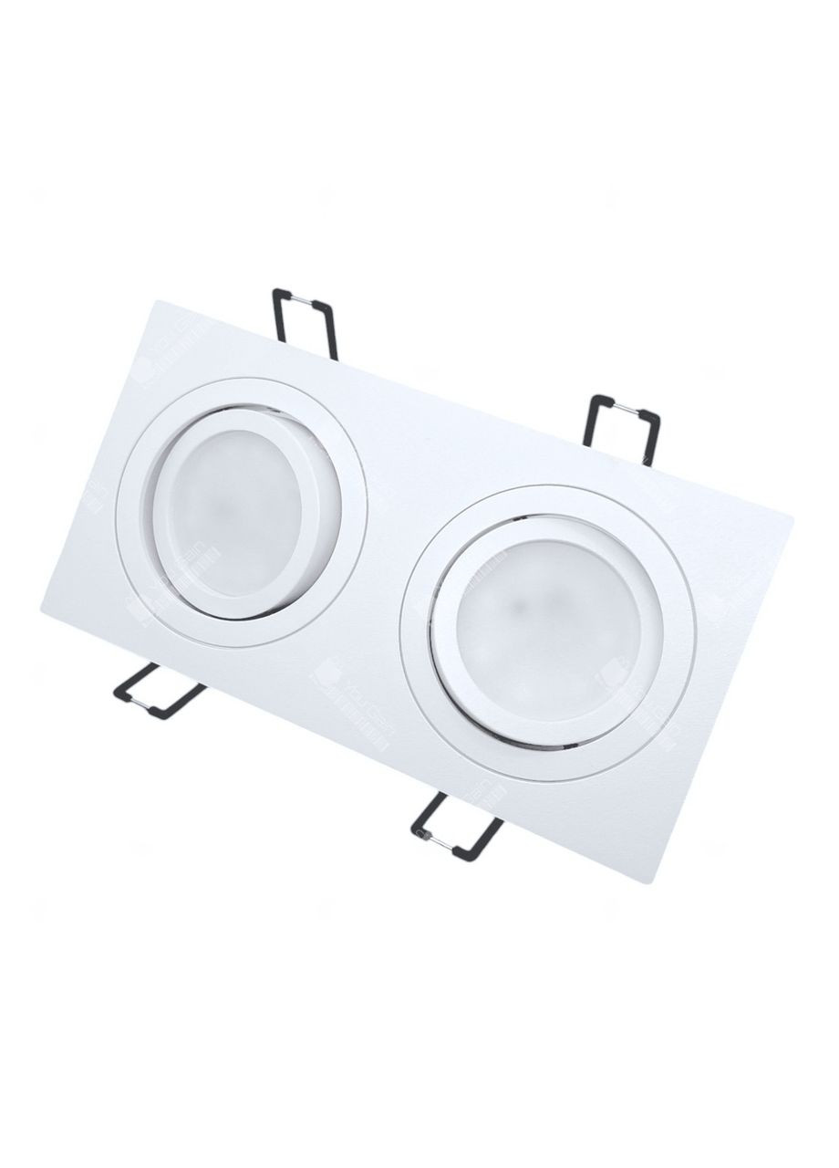 Світильник SP-11S-W-AL врізний для 2х ламп MR16 GU5.3 BIOM (365309870)