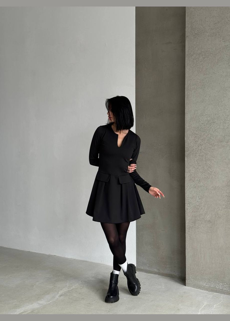 Чорна ніжна сукня😍💓 Luna