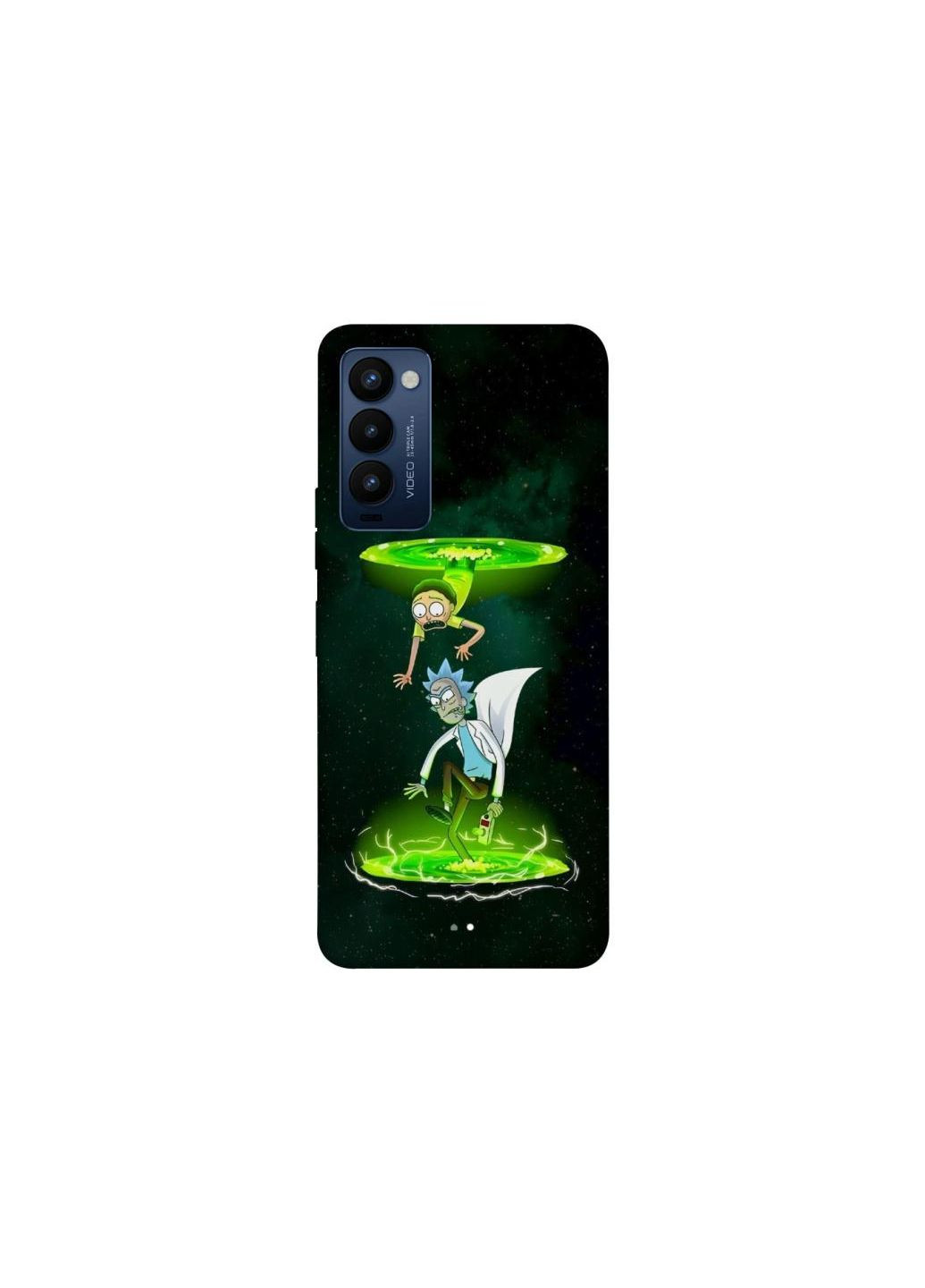 Чохол на TECNO Camon 18 Rick and Morty Frontalka (354690435)