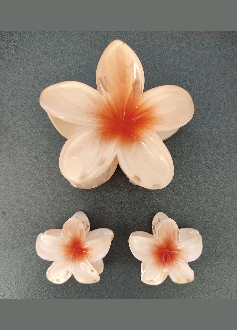 Комплект заколок квітка 3 шт. (жовті) China (354821418)