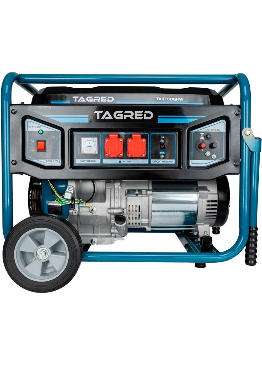 Бензиновый генератор TA11700GHW (7.5 кВт, 50 Гц, 230 В, 25 л, 1.53 л/ч) однофазный с процессором Smart Throttle (23011) Tagred (264208316)