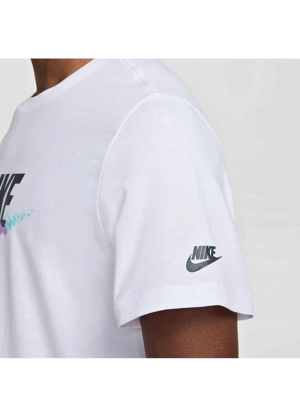 Біла футболка чоловіча nsw tee 6mo ftra sp25 white Air Jordan