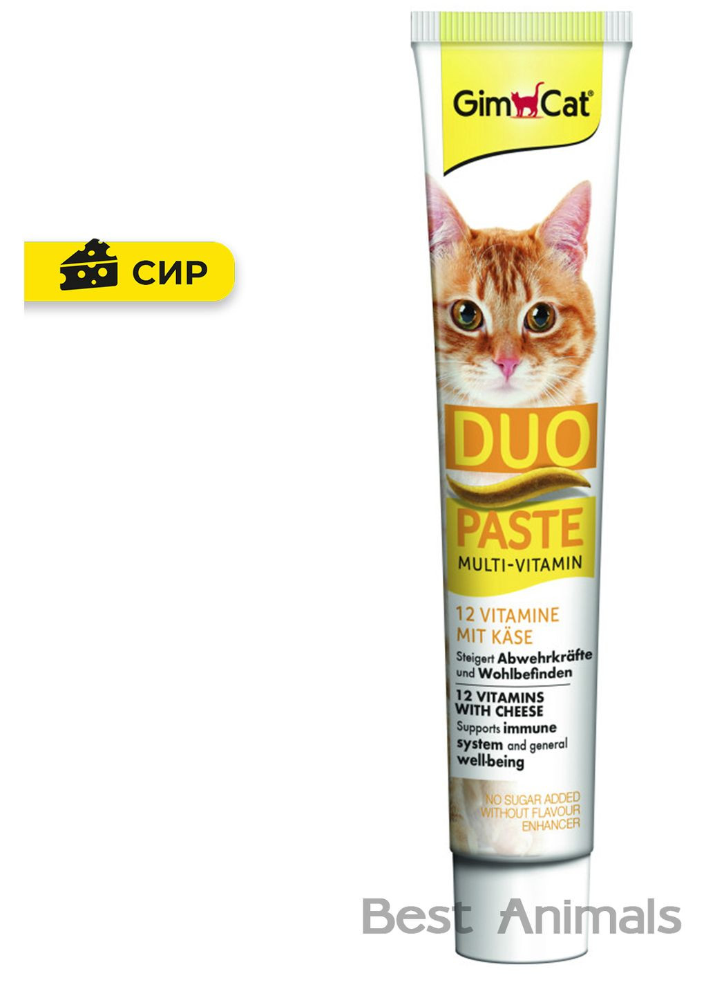 Мультивітамінна паста з сиром для котів Джимкет DUO Paste Multi Vitamin 50 г (4002064421841) Gimborn (354701857)