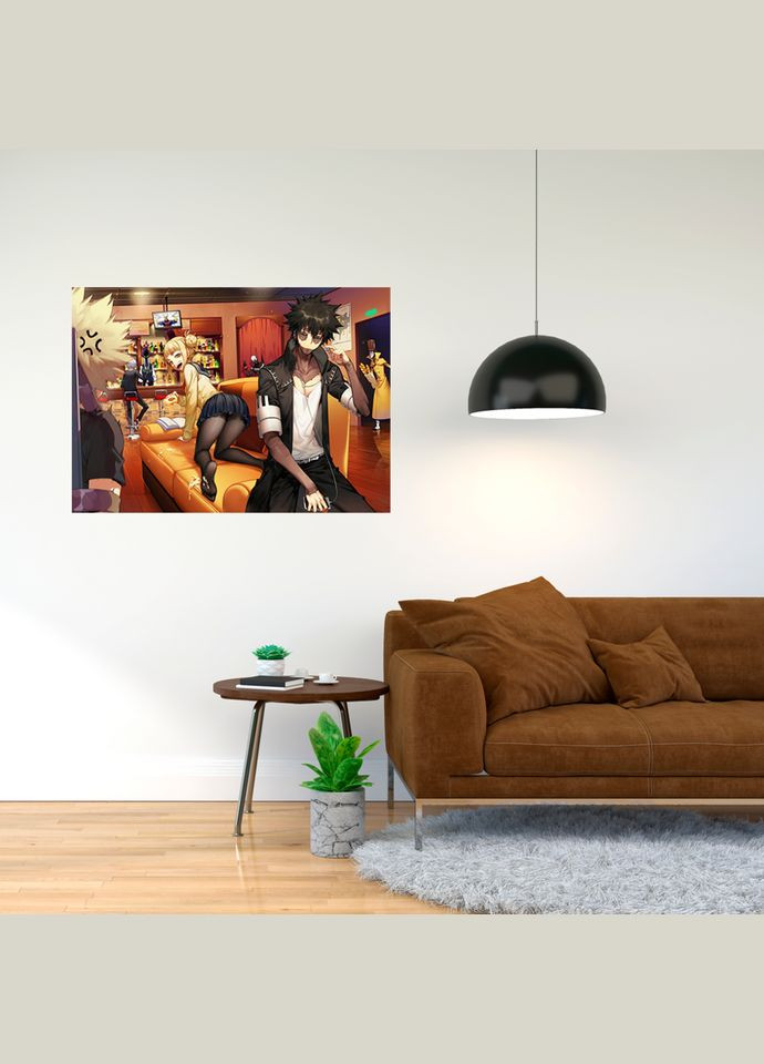 Плакат- із принтом My Hero Academia - Моя геройська академія 18 A2 A1 Кавун постер (316209939)