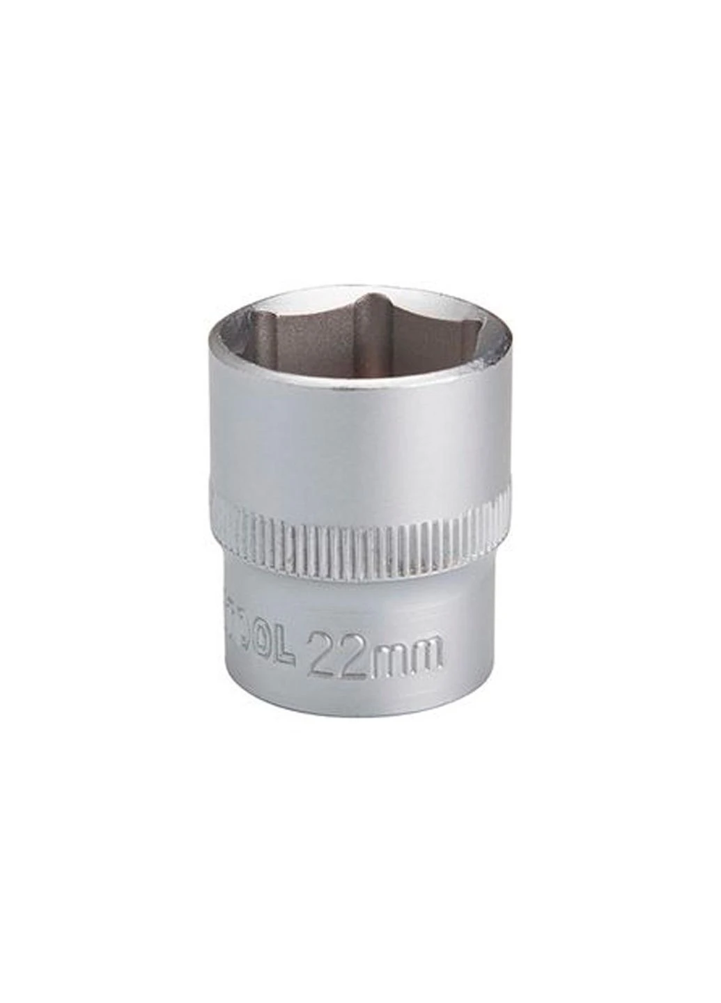 Головка торцевая шестигранная 22мм x 1/2" матовая Intertool (386754530)