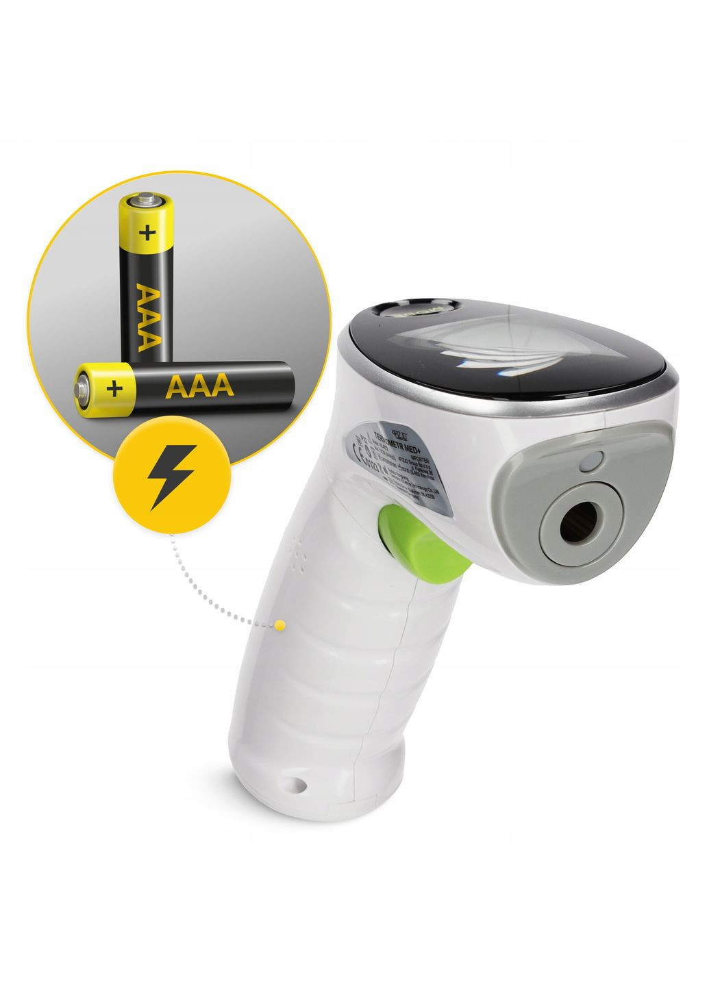 Термометр безконтактний MED+ інфрачервоний (P5905973402064) 4FIZJO P-5905973402064 (315348571)