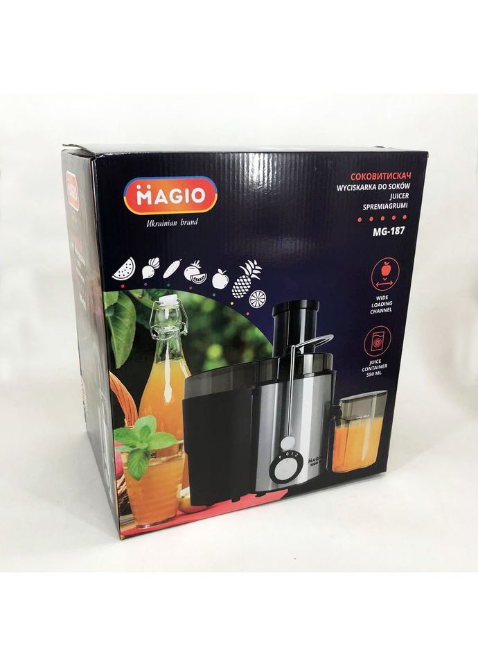 Мощная соковыжималка MG-187 1000 Вт, Соковыжималка для грейпфрута, Соковыжималка TO-122 для граната Magio (352770267)