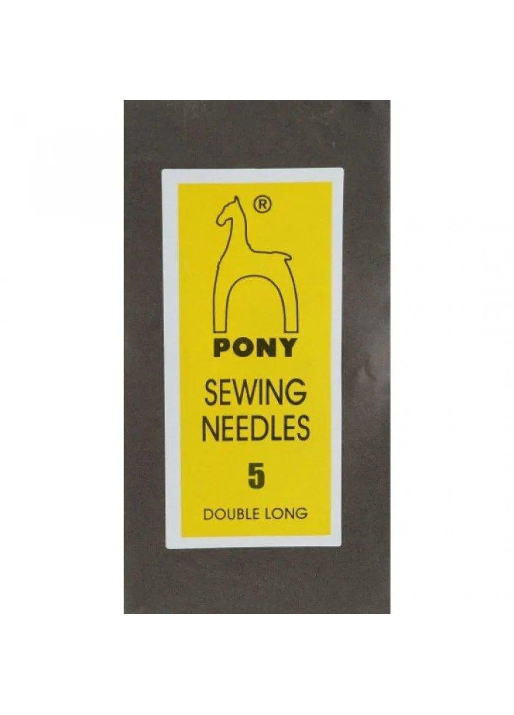 Иглы длинные штопальные №5 (25 шт) Pony (Индия) вышивка бисером, нитями, лентами, гладью No Brand (334343338)