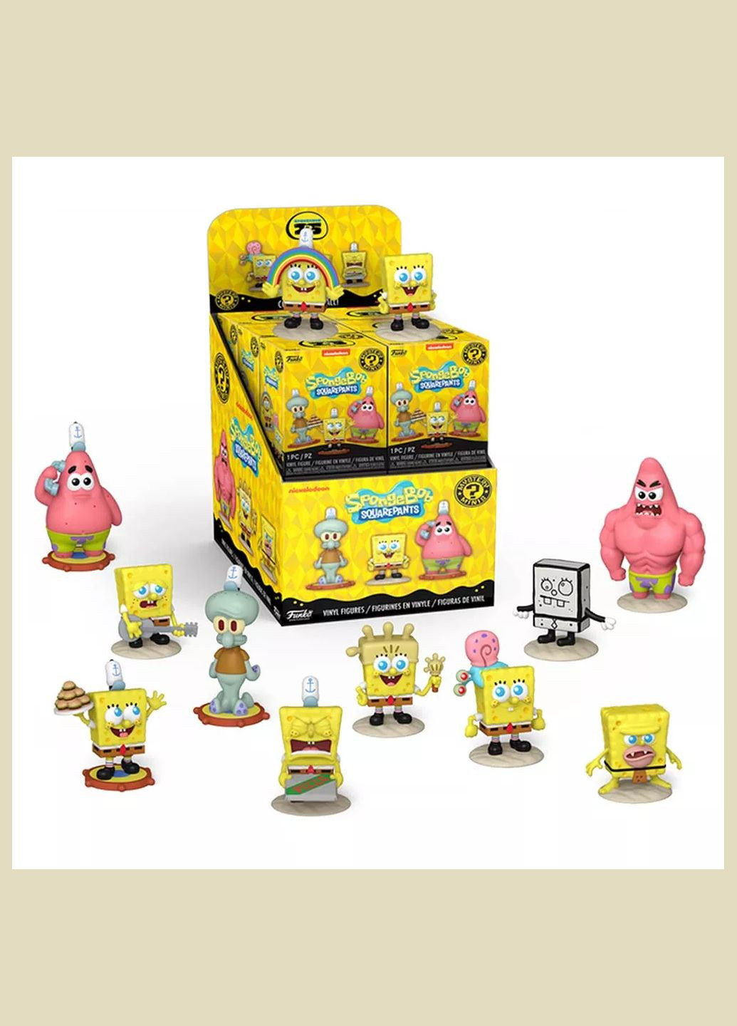 Фигурка-сюрприз Mystery Minis Губка Боб в ассортименте (76102) Funko Pop (326887523)
