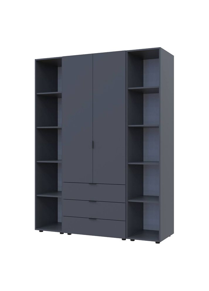 Комплект шкафов для одежды Гелар (3 шт.) 153,9х49,5х203,4 см Графит (DRS-011143) Doros (361998788)