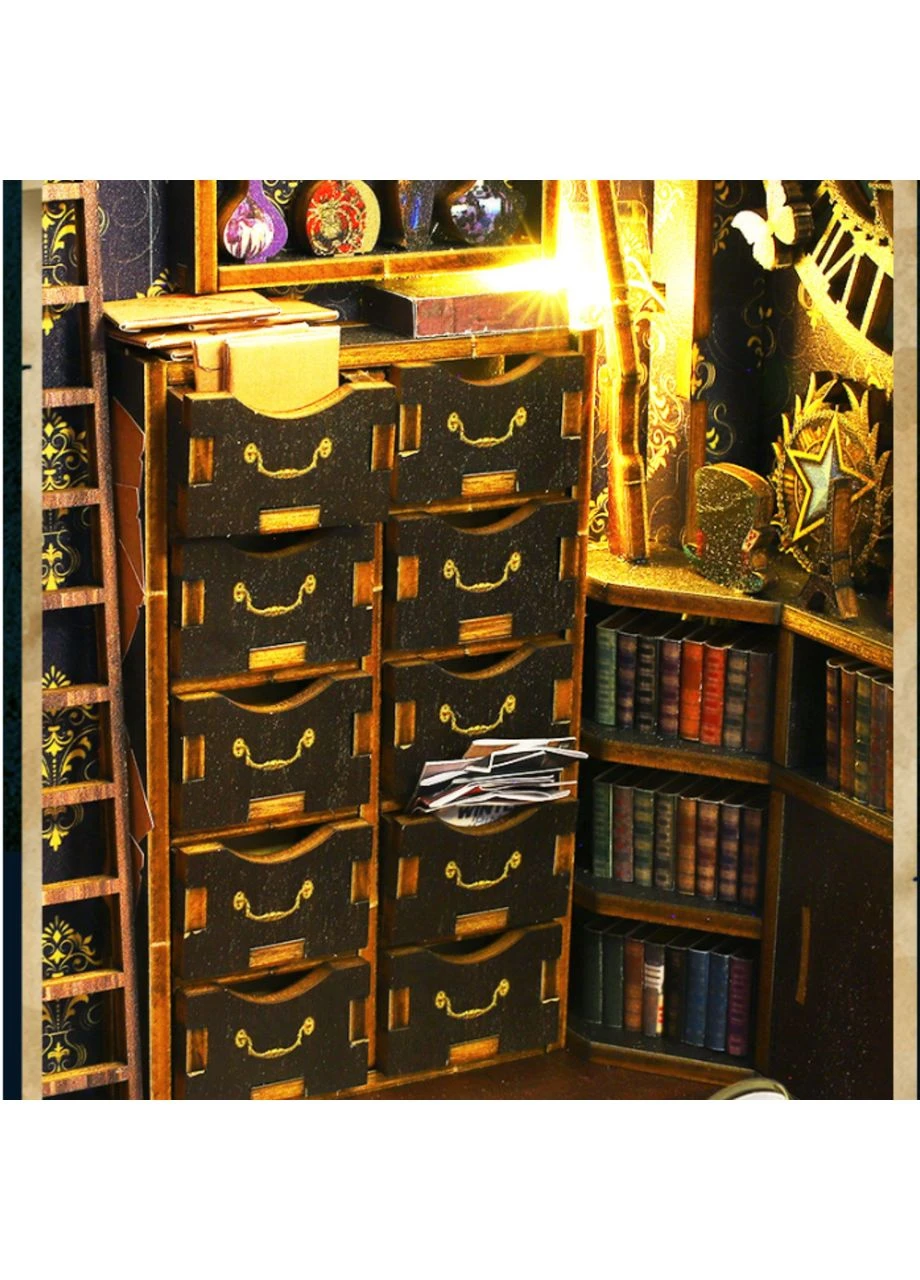Бук нук конструктор Детективне агентство мініатюрний будиночок Book Nook Detective famous agency DIY HOUSE No Brand (394028381)