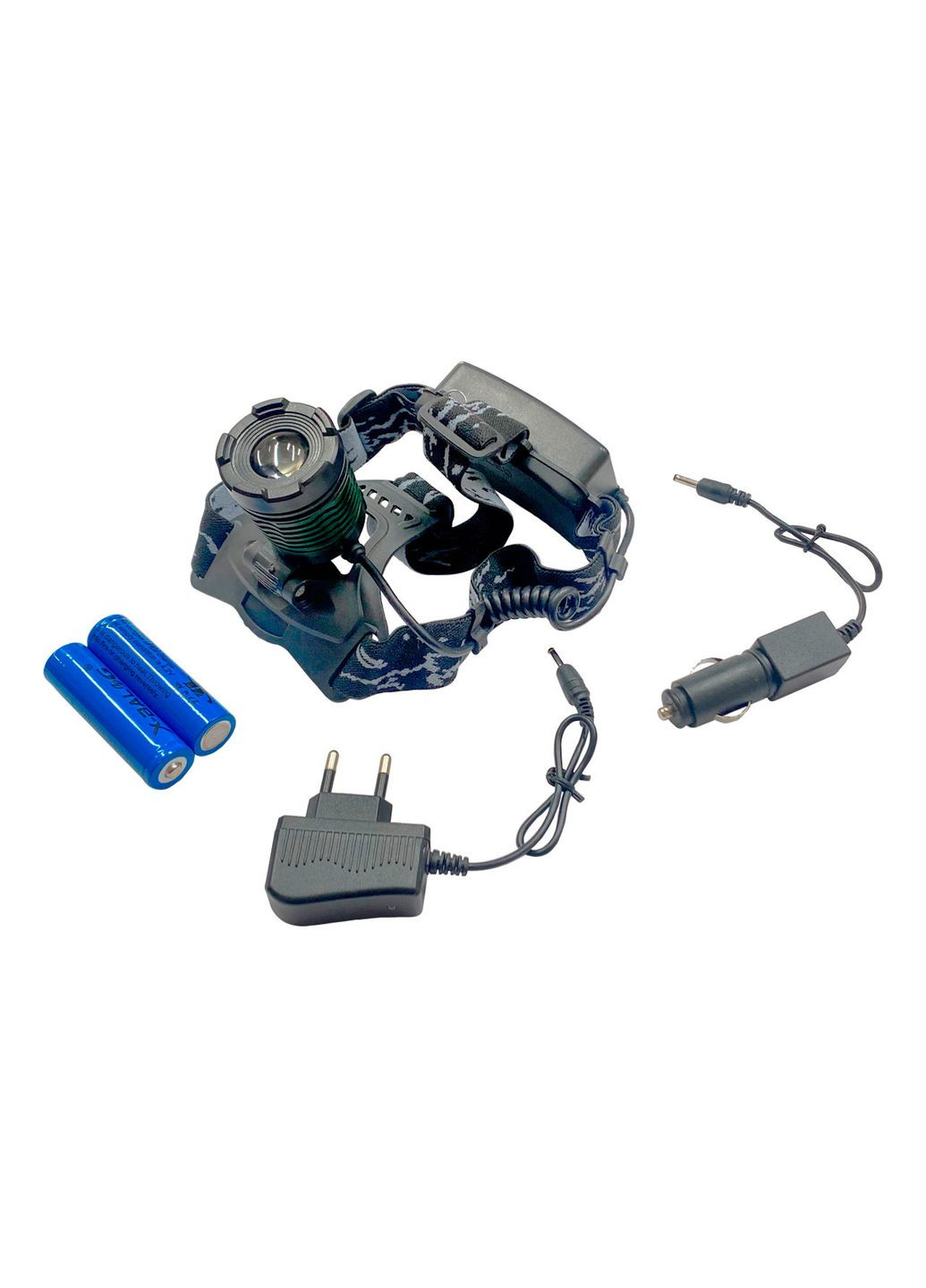 Налобний ліхтар LED з фокусуванням BL Li-Ion для риболовлі та туризму, акумуляторний, 1 діод Voyage (360891819)