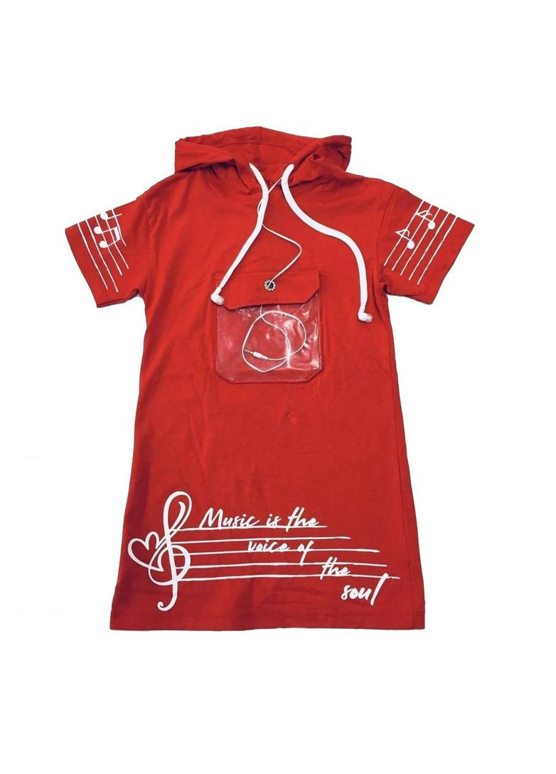 Красное туника наушники девственниц. серый 2049 BLUELAND (253303844)