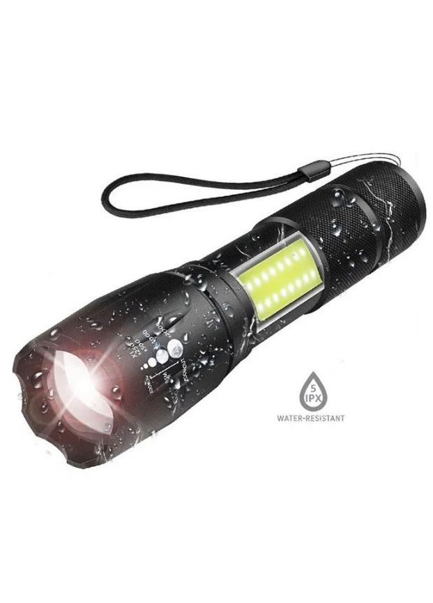 Фонарь аккумуляторный ручной BL-T6-29 T6 + COB 5385 Bailong (297331163)