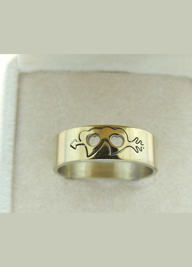 Мужское женское кольцо из нержавеющей стали Сердечка р. 20 Fashion Jewelry (289717579)